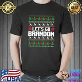Let's go Branson Brandon Ugly Christmas Sweater Xmas T-Shirt