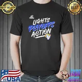 Los Angeles Rams 2021 NFL Playoffs Bound Lights Action Unisex