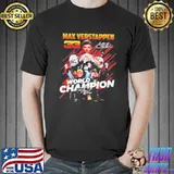 Max 33 Verstappen World Champion Formula 1 Official T-shirt