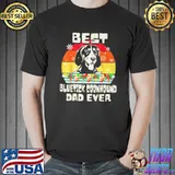 Mens best bluetick coonhound dad ever retro christmas party style shirt