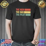 Mens Flying airplane captain - aviator flight line airplane T-Shirt Unisex