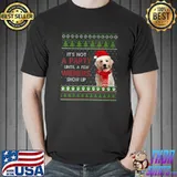 Merry Weiner Christmas Dog Xmas T- Unisex