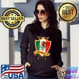 Michoacan Mexico Gold Crest, Mexican Flag Souvenir T-shirt