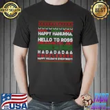 Monica Haves a Happy Hanukkah Christmas Song T-shirt