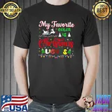 My favorite color is Christmas Lights Color T-shirt