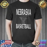 NEBRASKA BASKETBALL NET THE CORNHUSKER STATE Fan Game Design T-Shirt
