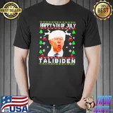 Nice Biden happy 4th of july taliBiden christmas shirt