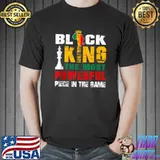 Nice Black King The Most Powerful Piece In The Game African Men T-shirt