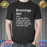 Nice BROOKINGS GIRL SD SOUTH DAKOTA Funny City Home Roots T- Unisex