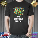 Nice christmas lights struggle is real shirt