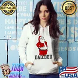 Nice Dad Bod Funny Santa Daddy Body Christmas T-shirt
