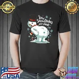 Nice Farting Snowman Make Snowflakes Christmas Winter Sweater Shirt