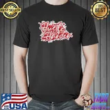 Nice Hustle Harder, Red and White, Graphic T-shirt