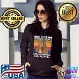Nice I Hate Morning People Shirt And Mornings And People Vintage T-shirt