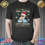 Nice Let's Go Branson Sarcastic Biden Christmas Ugly Pattern T-Shirt Unisex