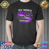 Nice My Mom’s Wing Cover My Heart Alzheimer’s Awareness Shirt