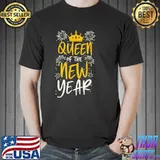 Nice Queen Of New Year Eve Cute Women’s Holidays Celebration T-Shirt