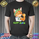 Nice Strong Cat Mom Seattle Seahawks Shirt