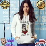 Nice Tequila Me Lucky You The WoMan Skull Rose Shirt