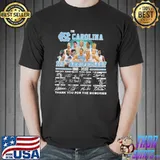 Nice The Carolina 112th Anniversary Thank You For The Memories Signatures Shirt