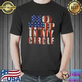 No Sheep in My Circle USA Flag T-Shirt