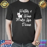 Novelty Wine Enthusiast Westies Dog Shirt Shirt