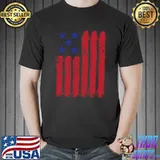 Official American Flag 4th of July Patriotic Distressed USA Flag T-shirt