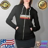 Official Connecticut Retro Style Shirt Vintage 70s 80s 90s Home T- Full Zip Hooded