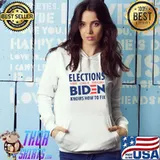 Official Elections The Only Thing Biden Knows How To Fix, anti Biden Premium T-Shirt