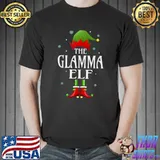 Official Glamma Elf Xmas Matching Family Group Christmas Party Pajama T-Shirt