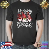 Official Hanging With My Gnomies Buffalo Plaid Xmas Family Matching T-Shirt Unisex