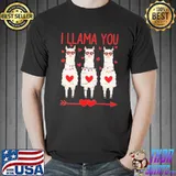 Official Heart I Llama You Valentine 2022 Shirt