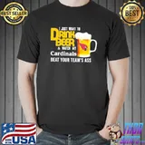 Official I just want to drink beer and watch cardinals Football team shirt
