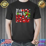 Official It's Not Going To Lick Itself Christmas Candy Cane Gifts T-Shirt