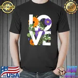 Official Love Floral Flower I Love Spring Summer Love Flower Gift T-shirt