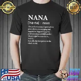 Official Nana Definition Grandma - Funny Grandmother T-Shirt