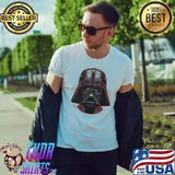 Official Star Wars Darth Vader Floral Helmet Portrait Shirt Unisex