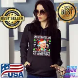 Official Unvaccinated and ready to talk politics at christmas xmas Joe Biden shirt