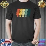 Official Vintage Guitar Men Women Funny Music Band Guitarist Stuff T-Shirt