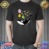 Orca Whale Killer as Easter Day for Kids, Boys & Girls T Shirt