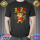 Original Dabbing Year Of The Tiger Happy Chinese New Year 2022 T-Shirt