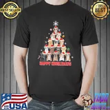 Original Happy howlidays christmas tree dog shirt