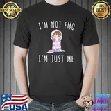 Original I m not emo anime emo anime girl figur kleidung shirt