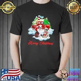Original Merry Christmas Santa Boston Terrier Dog Christmas Shirt