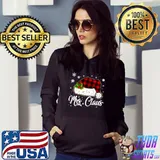 Original Mr and Mrs Claus Couples Matching Christmas Pajamas Santa T-Shirt