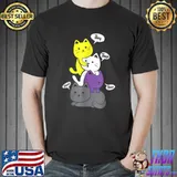 Original Nonbinary They Their Them Meow Cute Kawaii 2022 Gift T-Shirt