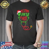 Original Nurse Resting Face Christmas Shirt