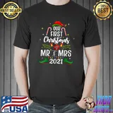 Our First Christmas As Mr & Mrs Christmas 2021 T-Shirt