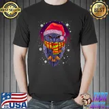 Owl Christmas Reindeer Antlers Xmas Gifts Kids Boys Girls T Shirt