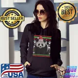 Panda Santa Claus Ugly Christmas Pattern X Mas T Shirt